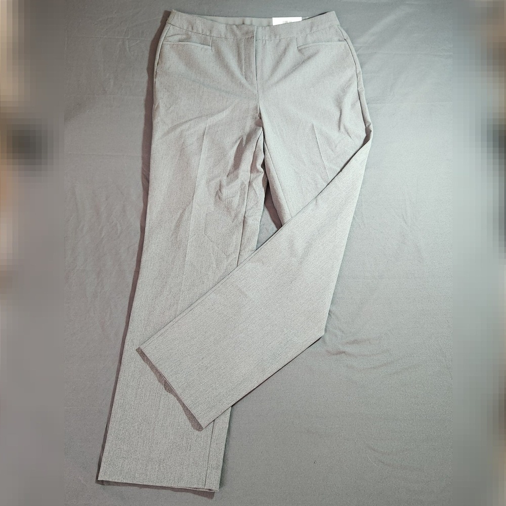NEW I.N.C. International Concepts Women's‎ Heathered Gray Dress Pants 14L